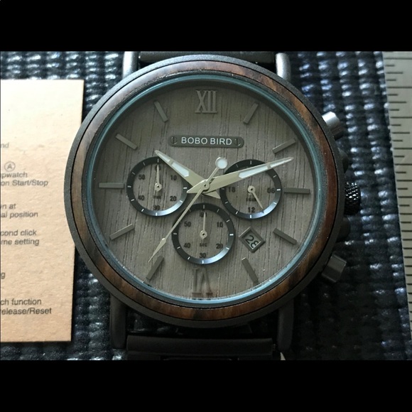 Men’s Grey Luxury Real Wooden Watch (BRAND NEW) - Picture 6 of 8